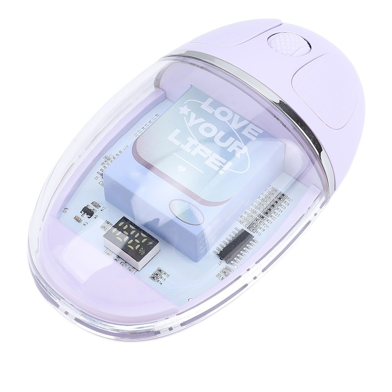 Bluetooth Wireless Mouse Dual Mode 2.4G Transparent PC Ergonomic Office