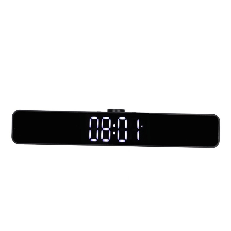 G12 Wireless Bluetooth Clock Speaker with LED Mirror Design Multi