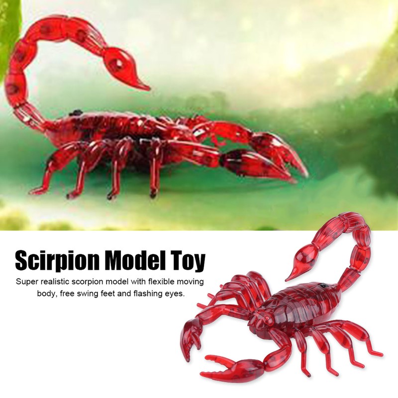 Infrared Remote Control Scorpion Model Toy RC Animal Christmas Present