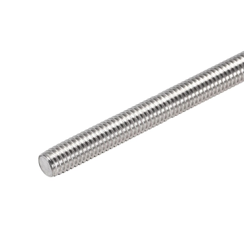 sourcing map 12Pcs M5 x 120mm Fully Threaded Rod 304