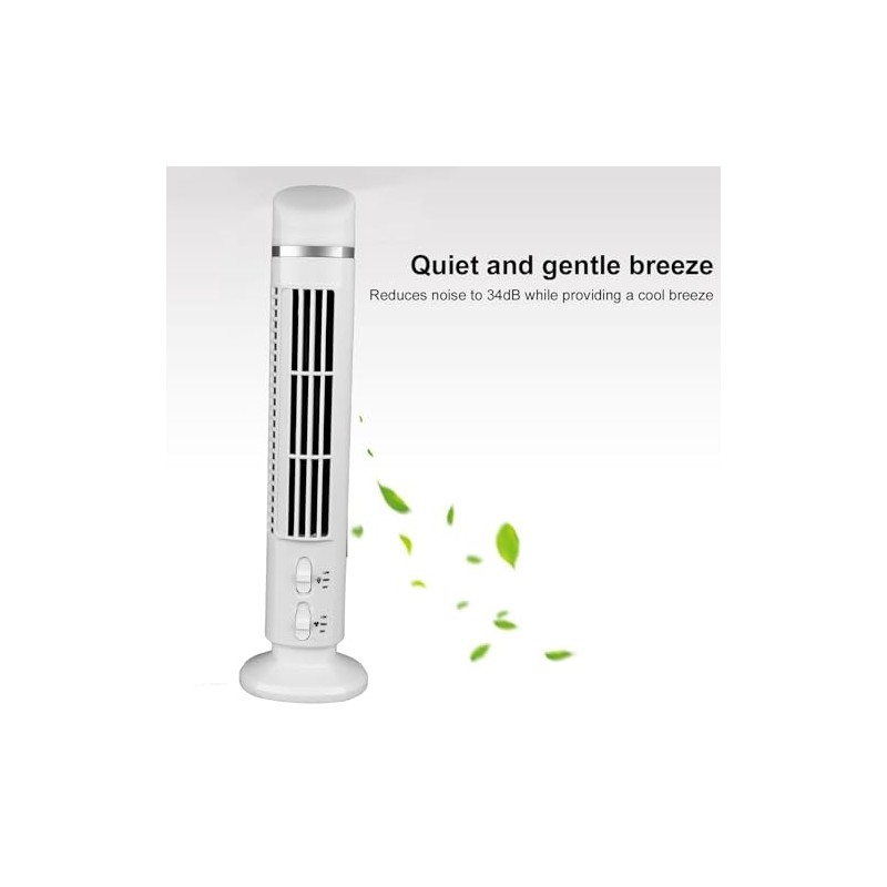 Sxhlseller Oscillating Tower Fan, Bladeless Fan, Quiet Office Fan with