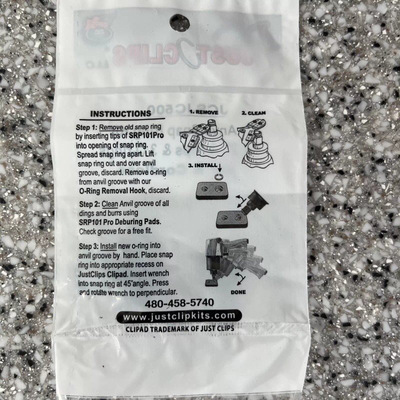 Just clips 1/2" Socket Retaining clip & O-ring for impact