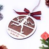 Marathon Runner Christmas Ornament, Cross Country Ornament, 2 Layered Wooden