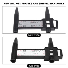Rim Bolt Pattern Measuring Tool,Car Wheel Rim Bolt Pattern Sliding Measuring Gauge Tool PCD Ruler 4 5 6 8 Lug