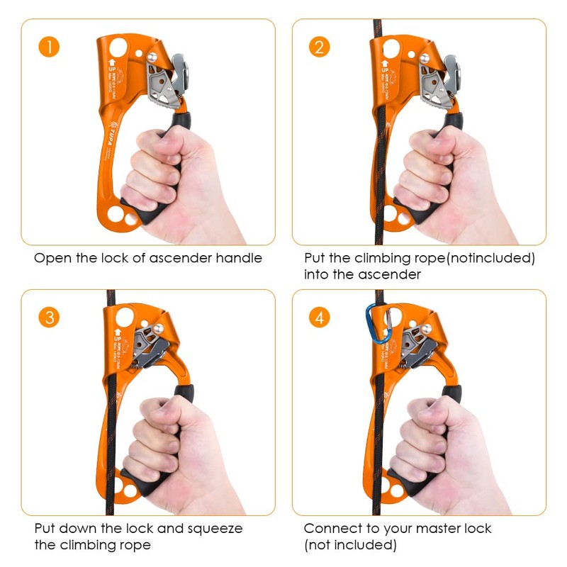 Lixada Assender Hand Cender Outdoor Rock Climbing Left Hand Right