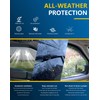 CXZHAZD Shatterproof Tape-On Rain Guards for Nissan Kicks 2025 2026