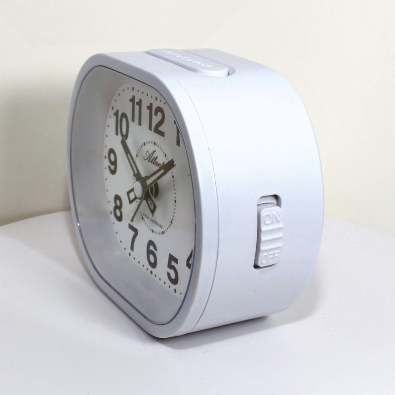 Atlanta Large Radio Alarm Clock Analogue Light Snooze Crescendo Numbers