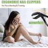 HANDWENG Toenail Clippers for Seniors Thick Toenails, Angled Head Toe