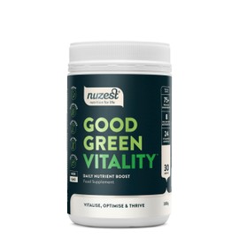 Greens Powder by Nuzest - Good Green Vitality - Filled with Vitamins, Minerals & Superfood Nutrients - Vegan Multivitamin Greens Drink - Gluten Free - Dairy Free - 300 g - 30 Servings