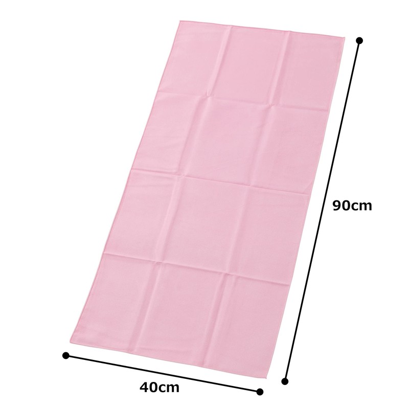 Aska Towel 2S-PNK Smooth Dry Face Towel, Pink, 15.7 x