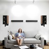 ZSHIGANMA PA Speaker Wall Mount, Dual/Pair Heavy Duty Adjustable Speaker