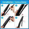 A ABSOPRO Rear Windshield Wiper Blade Arm Set Replacement for