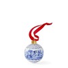 Blue Italian Christmas Bauble - Full Scene Single