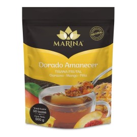 Tisana Frutal Marina 500g Sabor Durazno Mango Piña Té Digestivo