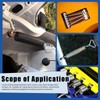 Glarks 96pcs Stainless Steel Extension Springs with Double Hook Sets