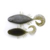 Imakatsu Flat Head Curly 4" (Eco Friendly) #S-309 Watermelon Pepper/Whiteberry