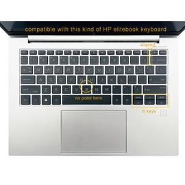 Silicone Keyboard Skin Cover Compatible with HP EliteBook 840 845 G9 G10 14" & HP EliteBook 830 835 G9 G10 13.3 inch Laptop (Not fit 840 845 1040 G8 G7 G6 G5 G4 G3) - Gradient Pink