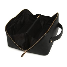 Alice Wheeler Bee Train Case Beauty Concertina Fold Out Organiser (Black)