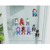 Janaden Acrylic Riser Display Stand, Transparent Display Shelf for Pop