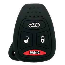 Coolbestda Key Fob Cover Keyless Remote Case Protector Accessories for Chrysler 200 300 PT Cruiser Dodge Charger Magnum Durango Jeep Grand Cherokee Commander Liberty OHT692427AA