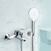 Wenko 22133100 Static-Loc Plastic Shower porte-pomme 9,5 x 5 x