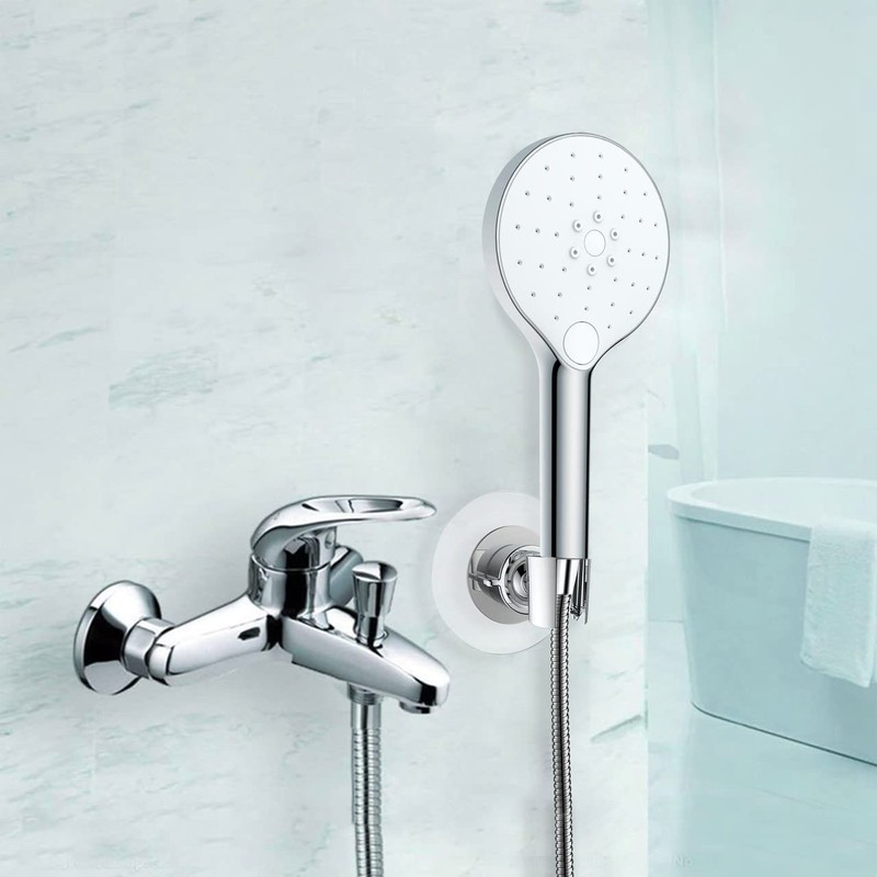 Wenko 22133100 Static-Loc Plastic Shower porte-pomme 9,5 x 5 x