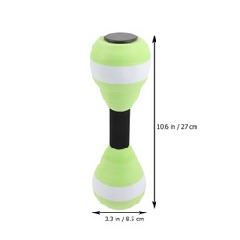 Pesas para Ejercicios 1 par de mancuernas de ejercicio acuático, aeróbicos flotantes, mancuernas de fitness, barras de mano de EVA para ejercicios de piscina, de , equipo de fitness, pesas