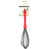 Natural Home Molded Bamboo Silicone Whisk, 12-Inch, Red