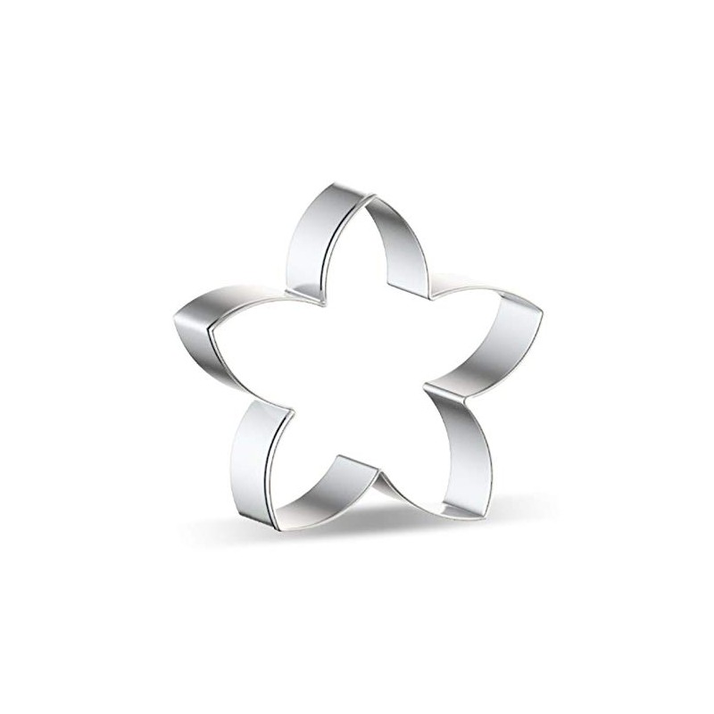 WDYJMALL Frangipani Flower Shape Cookie Cutter - B