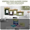 Zingbee 4 Pack Laundry Pods Container & Dryer Sheet Holder,