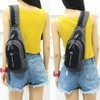 Peicees Unisex Chest Crossbody Sling Backpack Bag Travel Bike Gym