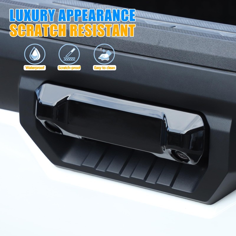 LLKUANG ABS Car Tailgate Handle Decorative Cover Fit for Toyota