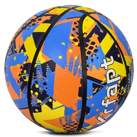 Krfapt Mini Basketball, Size 5, Ideal for Youth Children's Hands, Soft Basketball with Non-Slip Surface, Orange, 1 Piece