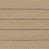 1 Inch PolyPro Rope - Soft Flat Hollow Braid (Tan,
