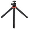 Hama Traveller Pro Dreibeinstativ 1/4 Zoll Arbeitshoehe=23-105cm Schwarz, Silber, Rot