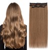 Elailite Clip in Hair Extensions Real Human Hair 3PCS Lace
