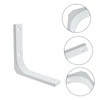 Cionyce 2 Pack White Wall Shelf Bracket 4 Inch Shelf