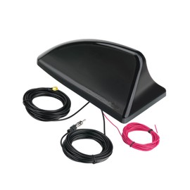 Bingfu AutoAntenne Haifischflossen-Antenne FM und GPS Beidou GNSS Kombinationsantenne, 28dB LNA, 9-16V Weitspannung, SMA Anschluss, wasserdicht für LKW Wohnmobil Van Navigation und Audiosystemen