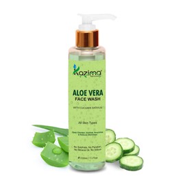 KAZIMA Aloe Vera Face Wash (210ML) - For Deep Cleanser, Soothes, Nourishes & Reduces Blemishes