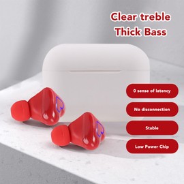 XUMIUZIY Heart Shaped Wireless Earbuds, Bluetooth 5.3 in Ear Headphones with Microphone, HIFI Stereo Earphones with Charging Case, 20H Playtime, Immersive Premium Sound, Water-Resistant