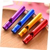 Kisangel 3sets Portable Emergency Whistle Aluminum Alloy Survival Tool for