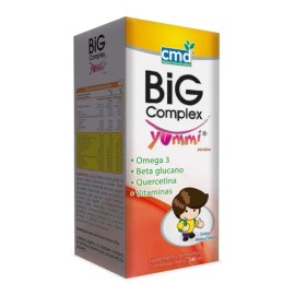 Big Complex Yummi / Omega 3, Beta-glucano Jarabe C/240ml Cmd Sabor Melocotón