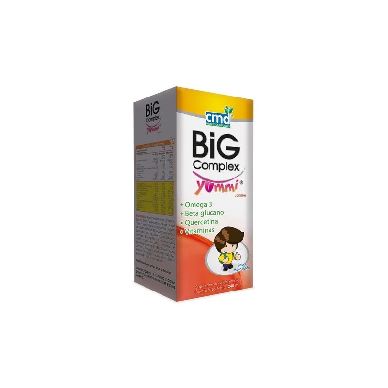 Big Complex Yummi / Omega 3, Beta-glucano Jarabe C/240ml Cmd