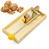 Frezonika Nut Crackers with Wooden Base for All Nuts, Heavy