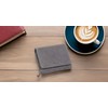 Women's Genuine Leather Wallet with 1 Note Compartment, Double Coin
