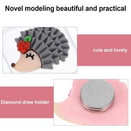 EXCEART Set of 2 Diamond Painting Cover Minder Cute Hedgehog Magnet Cover Minder Diamond Painting Paper Cover Tools