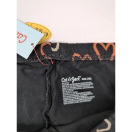 Cat And Jack Pull Up Girl's Multicolor With Rainbows Leggings Size 5T Runs Small