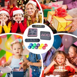 BECUAZC 2 Sets Gonggi Game, Gonggi Korean Game, Korean Folk Traditional Gonggi Stones Catching Game, Gonggi Dice Family Travel Play Game Set (B- 10pcs Stone with 2case)