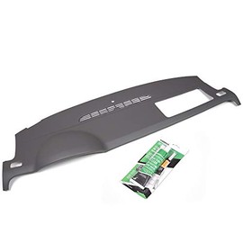 PIT66 Dash Cover, Compatible with Chevy Tahoe Avalanche Suburban/07-14 GMC Yukon XL Denali /07-13 Chevy Silverado LTZ GMC Sierra SLT 07-13 Dashboard Cover Cap Overlay Gray