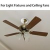 bociloy 2Pcs 10" OD x 4" ID Molded PU Ceiling